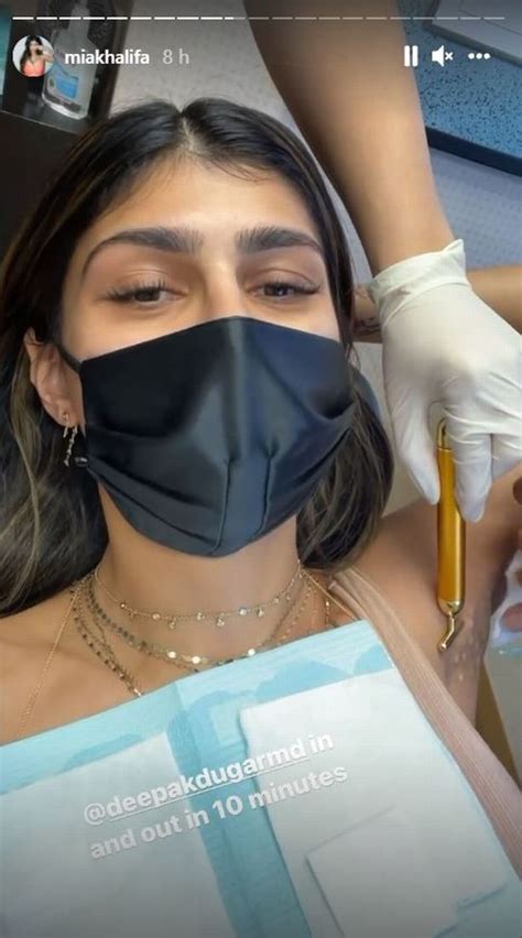 Ex Pornhub Star Mia Khalifa Bares All To Fans As She Films Herself Getting Botox In Her