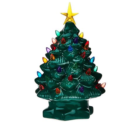 Mr Christmas Lit Battery Op 10 Nostalgic Porcelain Christmas Tree