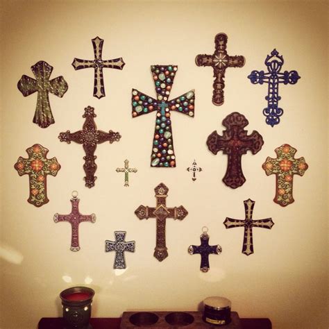 Brighten up your living spaces with the best selection of home decor. Cross wall-dining room | Crosses decor, Cross wall decor ...