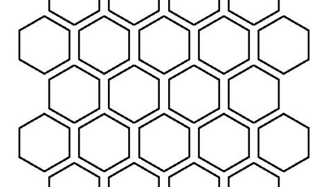 15 Inch Hexagon Pattern Use The Printable Outline For Crafts