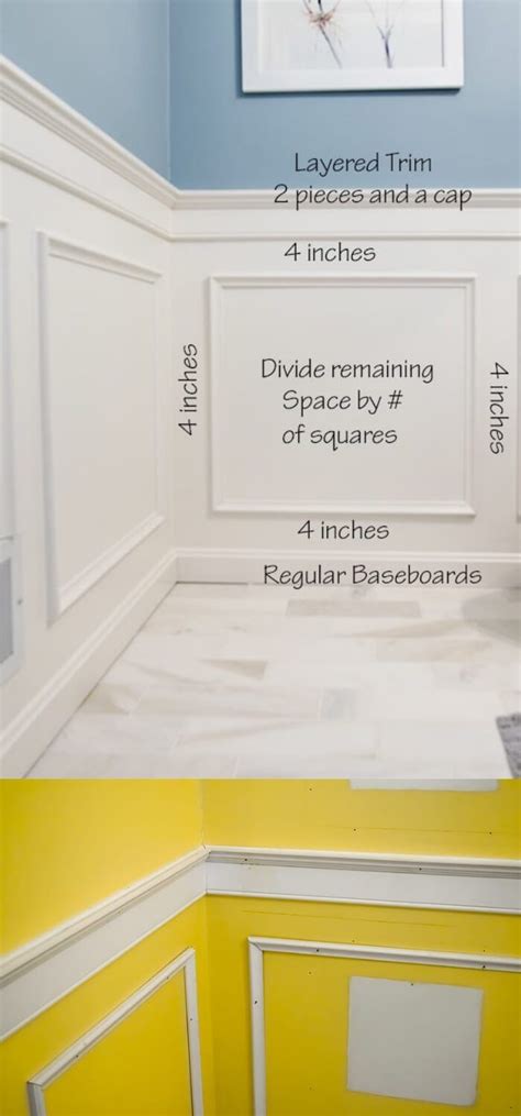 How To Calculate Wainscoting Panels Calculator Hgw