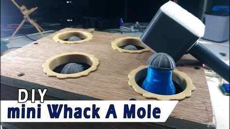 Making A Mini Whack A Mole Game Youtube
