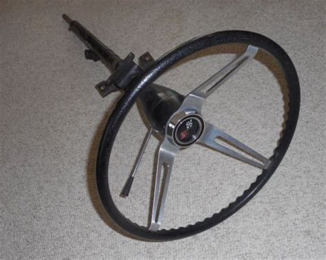Find Original 1963 Corvette Steering Column And Wheel With Horn Button