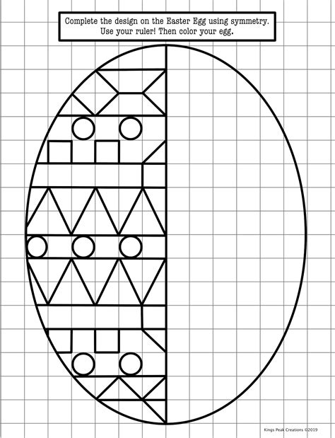 Friday Projects Easter Egg Symmetry