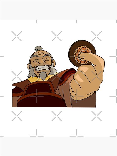 Uncle Iroh Avatar The Last Airbender White Lotus Tile Canvas