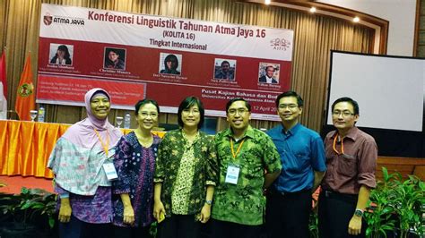 Konferensi Linguistik Tahunan Atma Jaya 16 Kolita 16 10 12 April