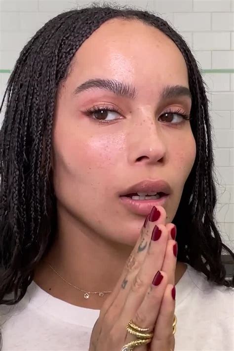 Zoë Kravitzs 9 Step Beauty Routine For A Lit From Within Glow