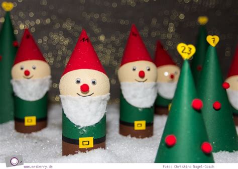 Sie wollen basteln mit kindern? Adventskalender basteln - Märchenwald zum Selbermachen ...