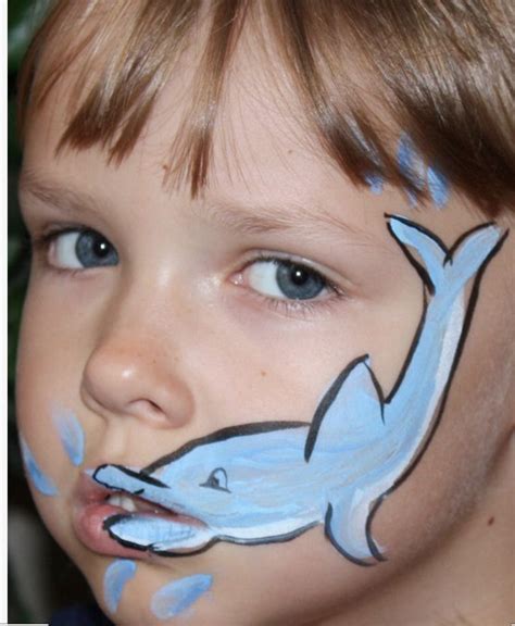 Dolphin Face Painting Face Painting Face Painting Designs Dolphin