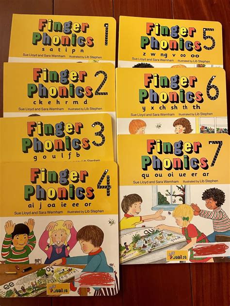 Jolly Phonics Finger Phonics 1 7 興趣及遊戲 書本 And 文具 小朋友書 Carousell