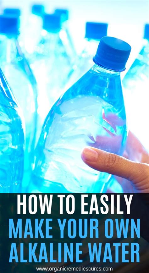 How To Easily Make Your Own Alkaline Water Alkaline Water Alkaline