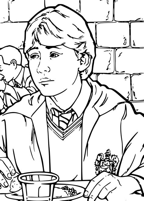 Corley has reinvisioned the harry potter book covers with a retro, penguin classics feel. Coloriage Ron Weasley à imprimer sur COLORIAGES .info