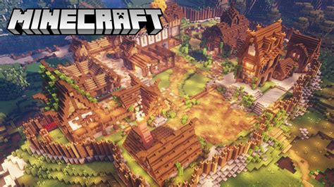 Minecraft Timelapse Survival Village Youtube