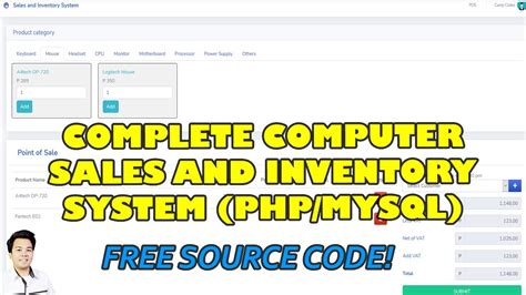 Nov 25, 2015 · this is a project of my younger brother entitled sales and inventory system for a particular store programmed through in c# and ms sql server database for their. Complete Computer Sales and Inventory System using PHP ...
