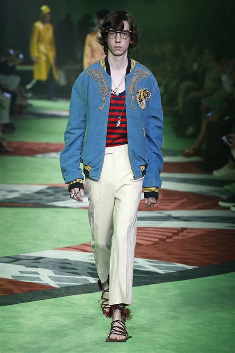 See Every Look From The Mens Spring Summer 2017 Runway Gucci Stories