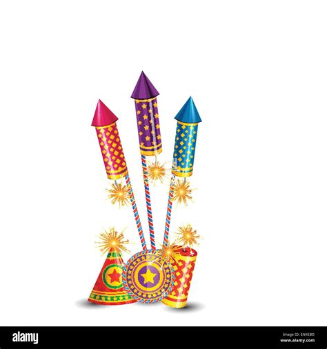 Vector Diwali Crackers Background Stock Vector Image And Art Alamy