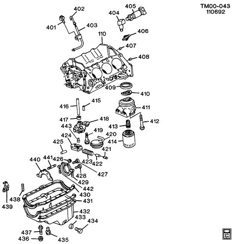 Astro Wd Engine Asm L V Part Oil Pump Pan Related Parts