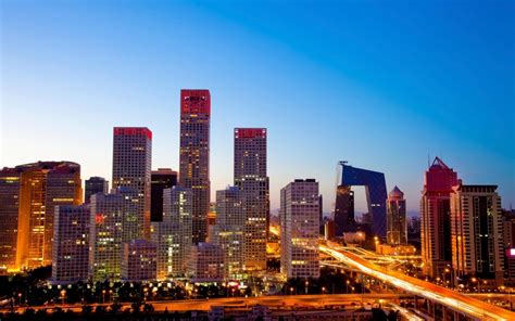 Beijing Buildings Skyscrapers Roads Wallpaper 1920x1200 45334