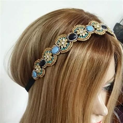 Handmade Beaded Exquisite Headbands Beautiful Beaded Hand Made