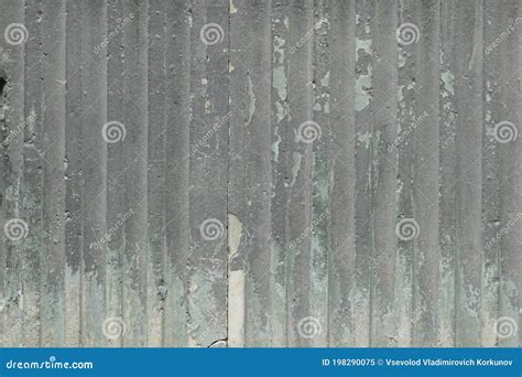 Photo Of The Destroyed Surface Of The Outer Wall Cracks Dips Paint Scuffs Undulating