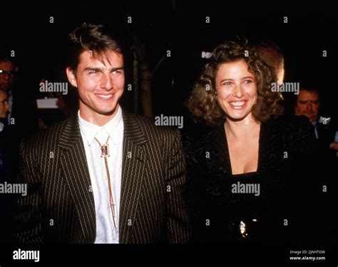 Tom Cruise And Mimi Rogers October 16 1986 Credit Ralph Dominguez