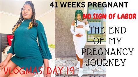 41 Weeks Pregnant And Still No Sign Of Labor Vlogmas Day 19 Youtube