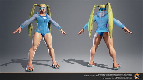 Chi Kit Leong Street Fighter V Rainbow Mikaswimsuit