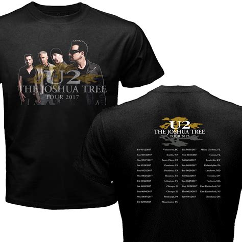 Design your everyday with joshua tree t shirts you'll love to add to your closet. U2 THE JOSHUA TREE TOUR 2017 BLACK T-SHIRT S-3XL SIZE ...