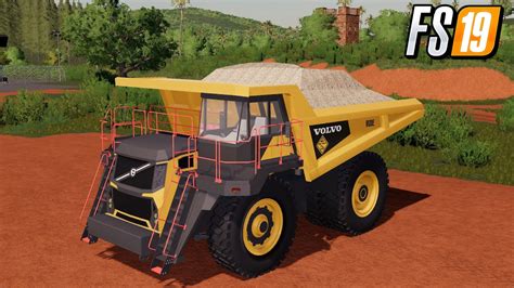 Fs19 Release New Mining Dumper Volvo R 100e Mining Construction Economy