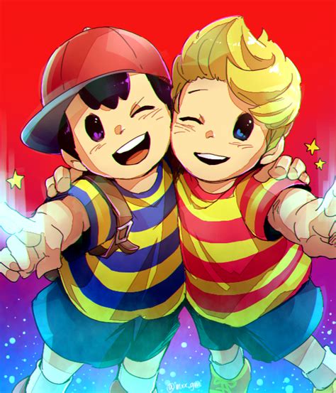 Ness And Lucas Mother 2 3 Mother Games Super Smash Brothers Super