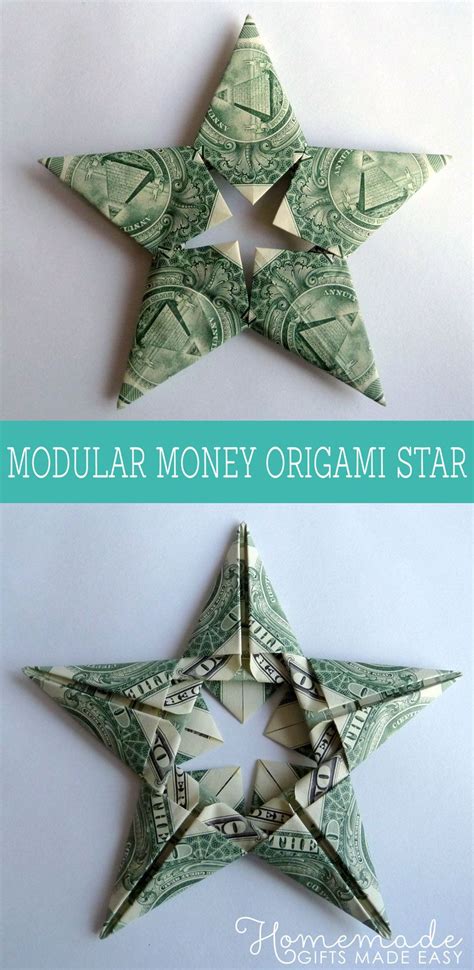 Modular Money Origami Star Step By Step Instructions Folding Money