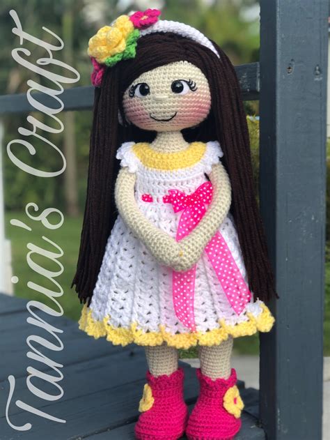 Pattern Madeline Doll Pattern Crochet Doll Pattern Tannias Etsy