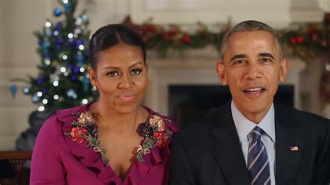 The Obamas Deliver Their Final Christmas Message To The Nation