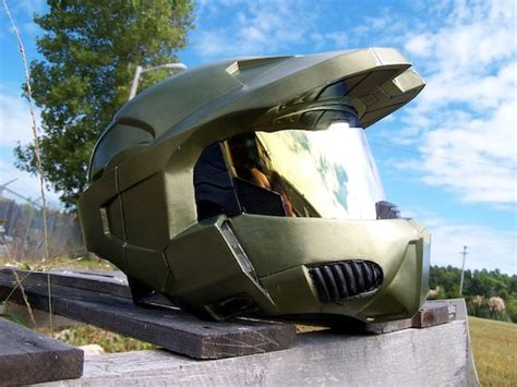 Halo 3 Mark Vi Master Chief Helmet Raw Cast By Branfuhrstudios