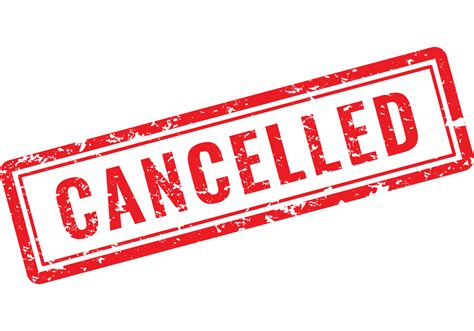 Cancelled Rubber Stamp 21433014 Png