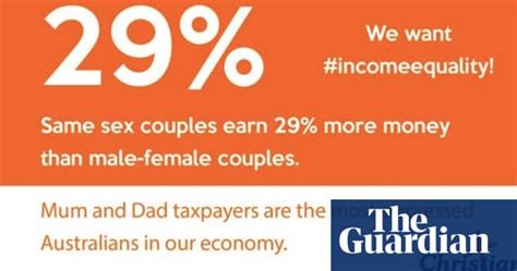 Do Same Sex Couples Earn 29 More Australia News The Guardian