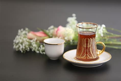 Usa Free Shipping From Amazon Turkish Tea Glasses With Saucers And