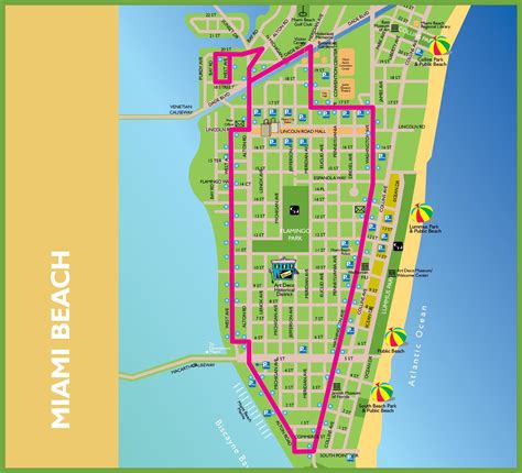 Miami Beach Tourist Map