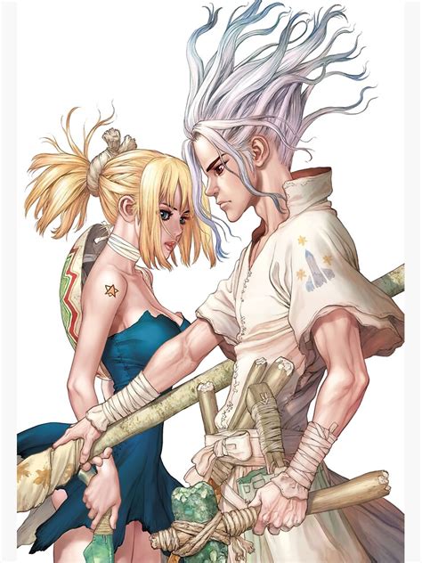 Dr Stone Ishigami Senku Kohaku Magnet For Sale By QUENTINR Redbubble