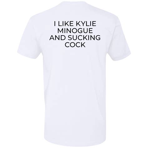 i like kylie minogue and sucking cock premium ss t shirt