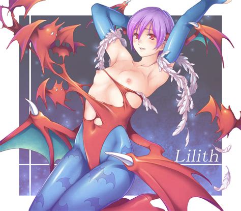 Lilith Aensland Vampire Drawn By Toshi Danbooru