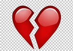 Emoji Broken Heart Symbol Text Messaging PNG, Clipart, Broken Heart ...
