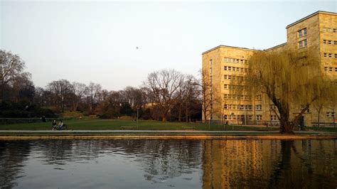 Goethe University Campus Grüneburg Park And Korean Garden Frankfurt