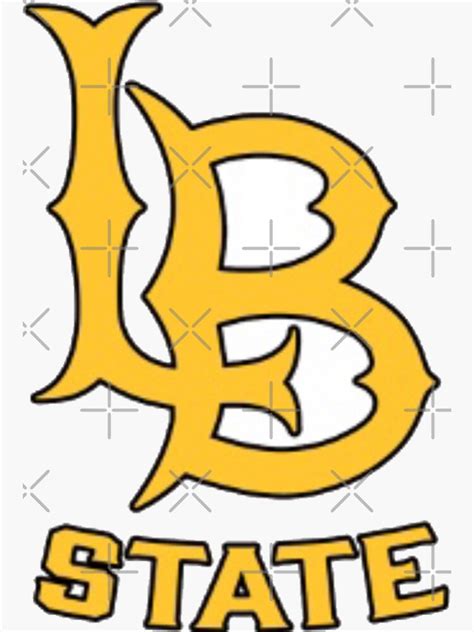 Csulb Sticker For Sale By Jadedprints Redbubble