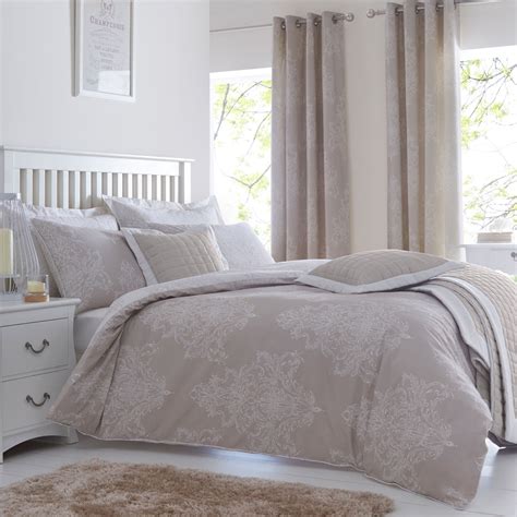 Versailles Natural Bed Linen Collection Dunelm
