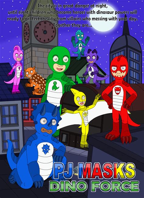 Pj Masks Dino Force In The City By Mcsaurus On Deviantart