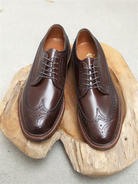 Alden Longwing Blucher Lwb In Brown Calf Gentlemens Footwear