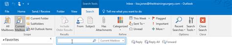 How To Use Search In Outlook To Help You Find Email That You Have Mislaid