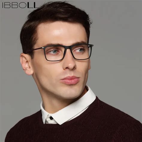 Ibboll Retro Optical Glasses Frame Men Transparent Eyeglasses For Mens