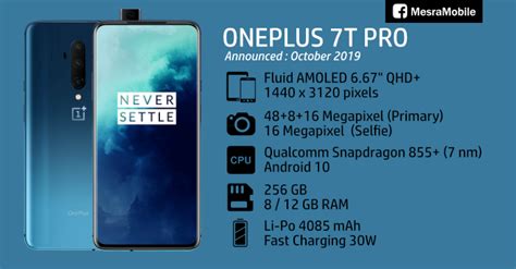 Oneplus mobile price list gives price in india of all oneplus mobile phones, including latest oneplus phones, best phones under 10000. OnePlus 7T Pro Price In Malaysia RM3399 - MesraMobile
